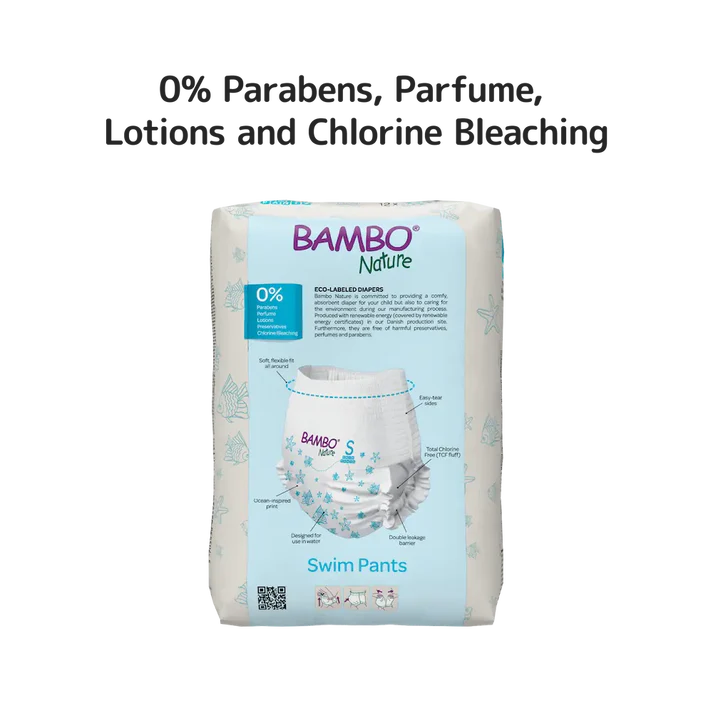 Bambo 1000024401 6 Bambo Swim Pants Small