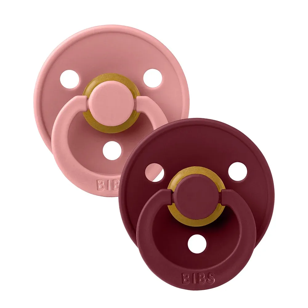 2 Tétines Color BIBS - Pink Plum/Elderberry Taille 2 (6-18mois)
