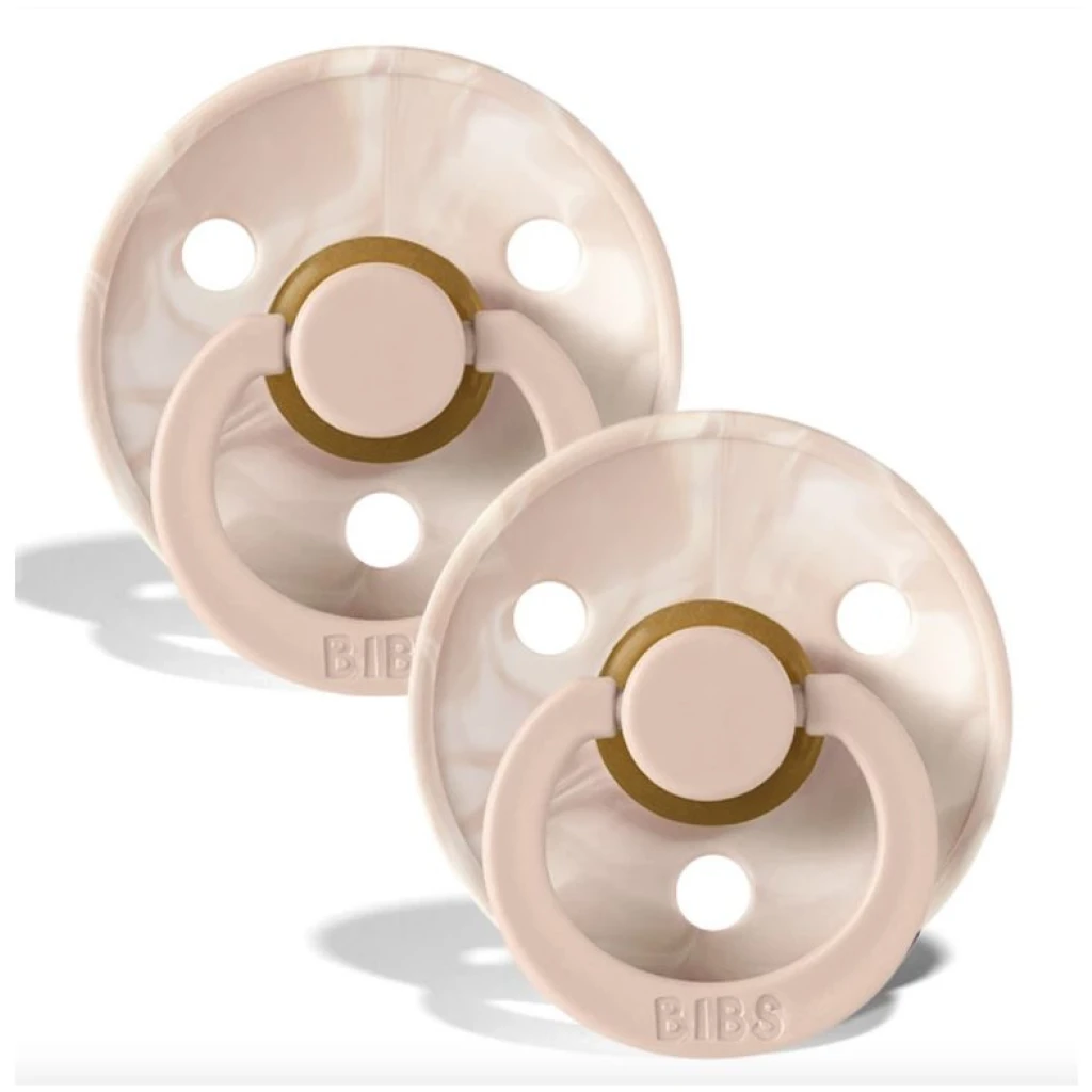 2 Tétines Color BIBS - Blush Ivory  Taille 2 (6-18mois)