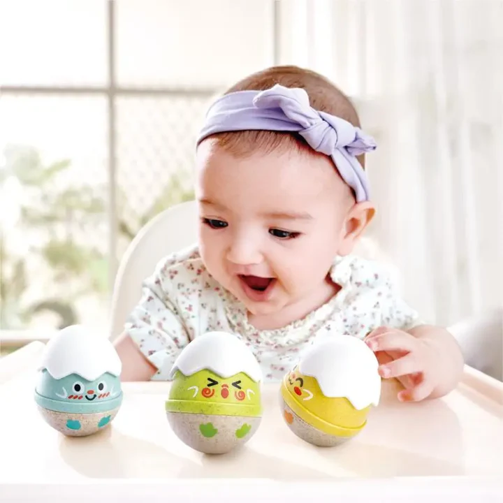 Hape E0124 4 Hochets Culbuto Hatchlings