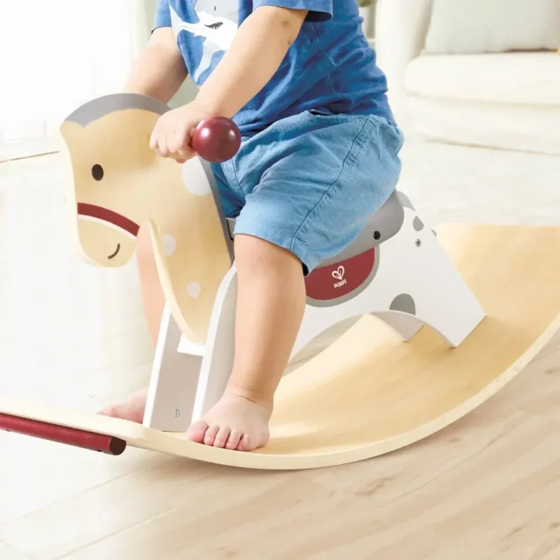 Hape E1203 3 Cheval À Bascule 2 En 1 1 3a