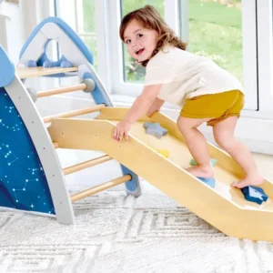 Hape E1222 2 Aire De Jeu Escalade & Toboggan 4 En 1