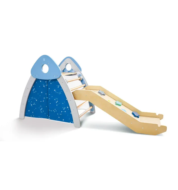 Hape E1222 3 Aire De Jeu Escalade & Toboggan 4 En 1