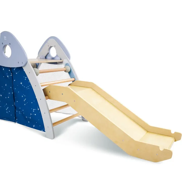 Hape E1222 6 Aire De Jeu Escalade & Toboggan 4 En 1