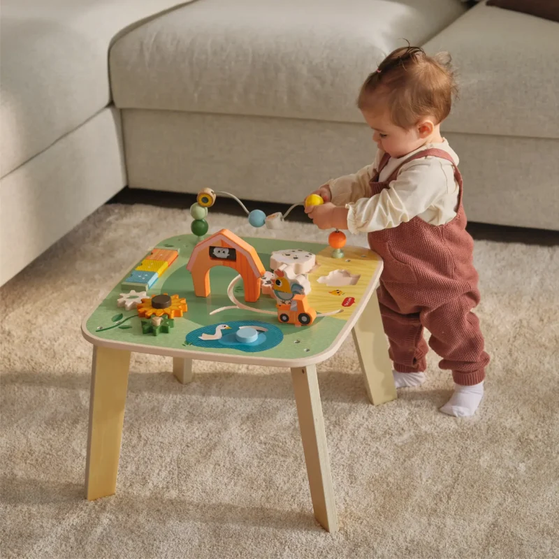 Tiny Love 3333181121 5 Table D’activités En Bois Farmers