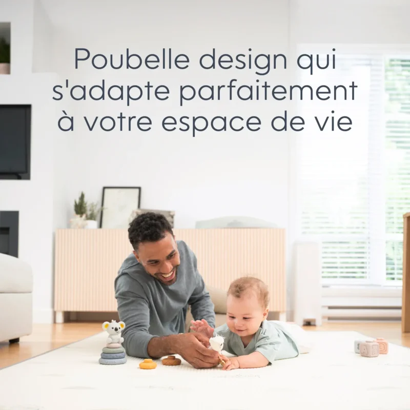 Angelcare I000808 EU 15 Poubelle À Couches Diaper Genie Platinum Blanc Angelcare I000808 EU 15 Poubelle À Couches Diaper Genie Platinum Blanc
