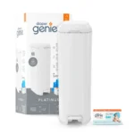 Angelcare I000808 EU 1 Poubelle À Couches Diaper Genie Platinum Blanc