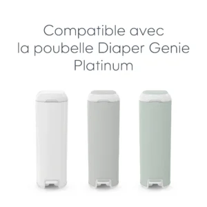 Angelcare I000819 EU 9 Sacs Diaper Genie Easyroll 18 Sacs