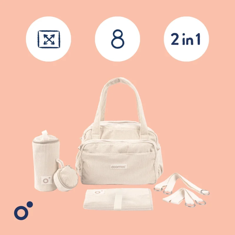 Doomoo FY01 3 Sac À Langer Beige Fluffy
