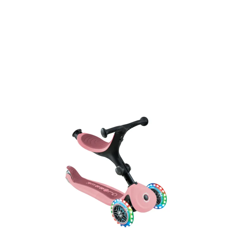 Globber NTGB0000744 210 2 Go Up Active Lights 360 Pastel Pink