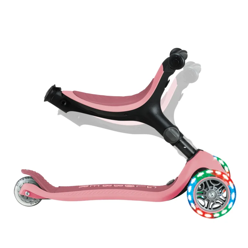 Globber NTGB0000744 210 7 Go Up Active Lights 360 Pastel Pink