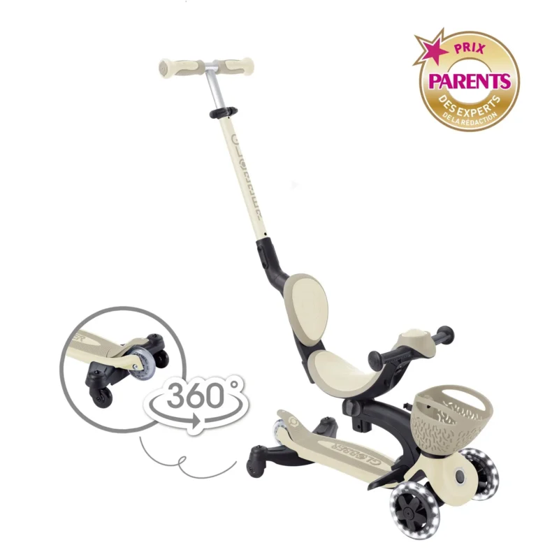 Globber NTGB0000844 466 9 Trottinette Évolutive Go•up Baby Lights 360 Globber NTGB0000844 466 9 Trottinette Évolutive Go•up Baby Lights 360