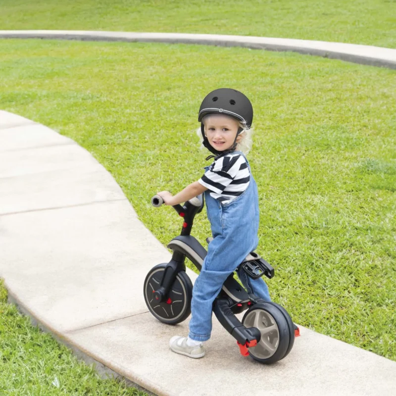 Globber VEGB0000634 231 7 Tricycle Évolutif Explorer Trike 4 En 1 Taupe