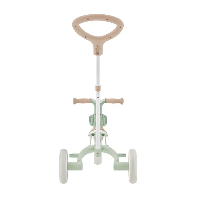 Globber VEGB0000738 109 11 Tricycle D’apprentissage 3en1 Plus Ecologic Sauge 12m+