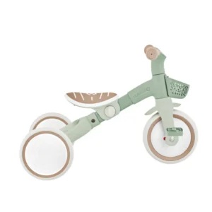 Globber VEGB0000738 109 8 Tricycle D’apprentissage 3en1 Plus Ecologic Sauge 12m+