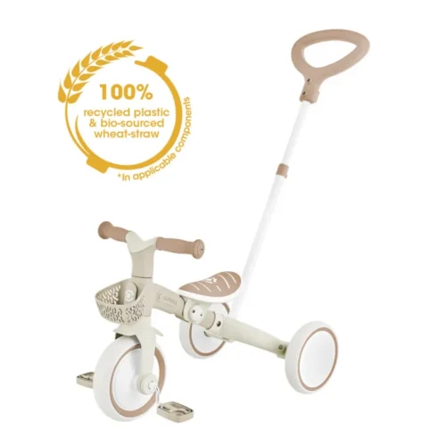 Globber VEGB0000738 466 1 Tricycle 3 en 1 Plus Ecologic Sable
