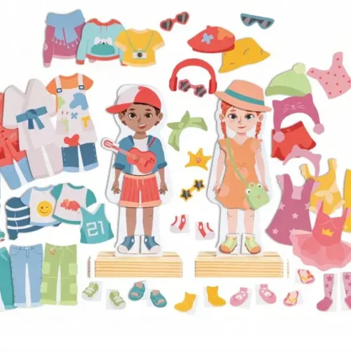 Hape E1651 1 Puzzle Magnétique Habillage