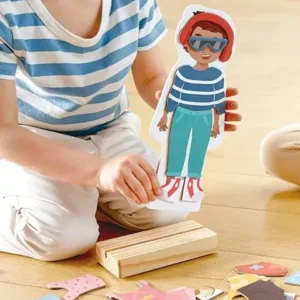 Hape E1651 4 Puzzle Magnétique Habillage