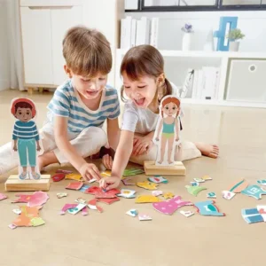 Hape E1651 5 Puzzle Magnétique Habillage
