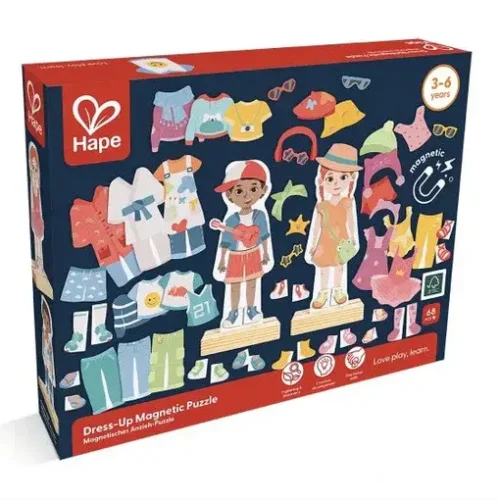 Hape E1651 6 Puzzle Magnétique Habillage