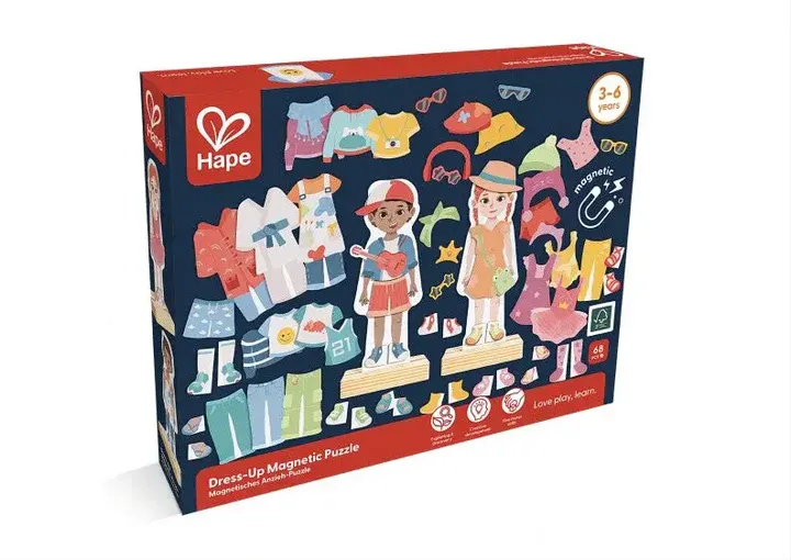 Hape E1651 6 Puzzle Magnétique Habillage