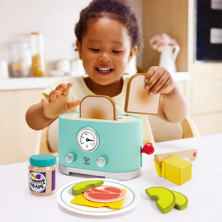 Hape E3215 2 Grille pain Popo up Hape E3215 2 Grille pain Popo up
