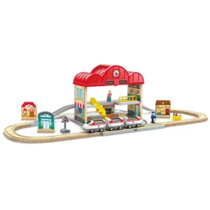 Hape E3877 2 Gare Ferroviaire Portable