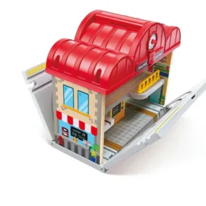Hape E3877 5 Gare Ferroviaire Portable