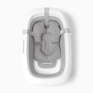Twistshake 78996 1 Luxury Bath Kit Gris – Baignoire Pliable Pour Bébé Avec Coussin +rince cheveux Et Jouets De Bain