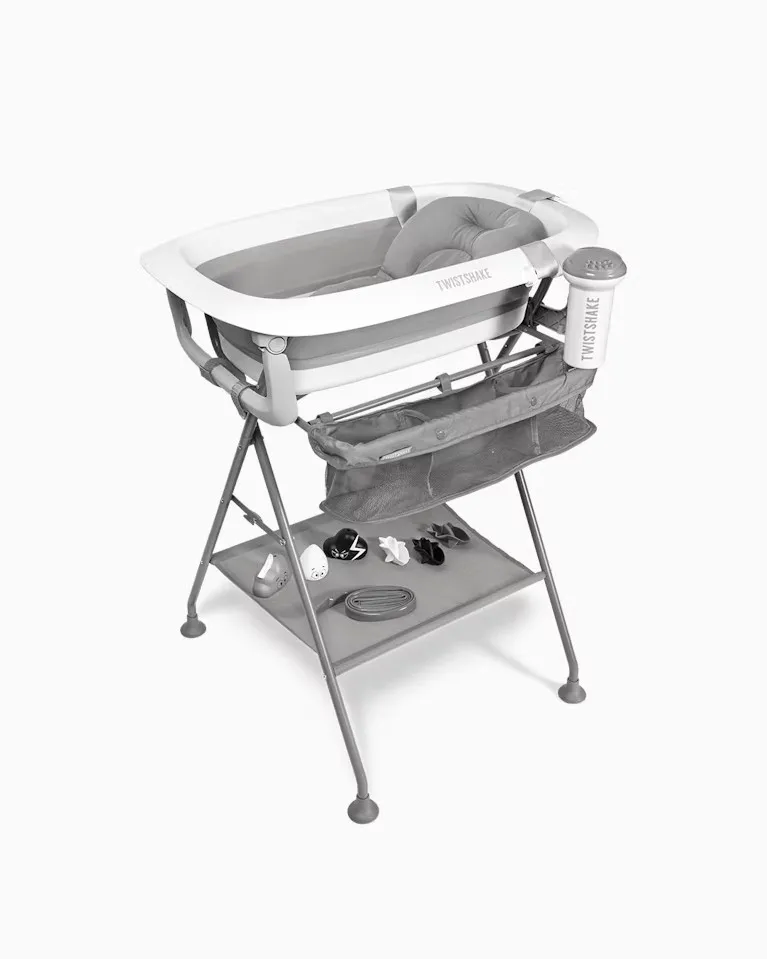 Twistshake 78996 7 Luxury Bath Kit Gris – Baignoire Pliable Pour Bébé Avec Coussin +rince cheveux Et Jouets De Bain Twistshake 78996 7 Luxury Bath Kit Gris – Baignoire Pliable Pour Bébé Avec Coussin +rince cheveux Et Jouets De Bain
