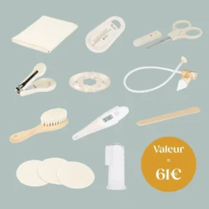 Babymoov A032009 3 Trousse De Toilette Curl White