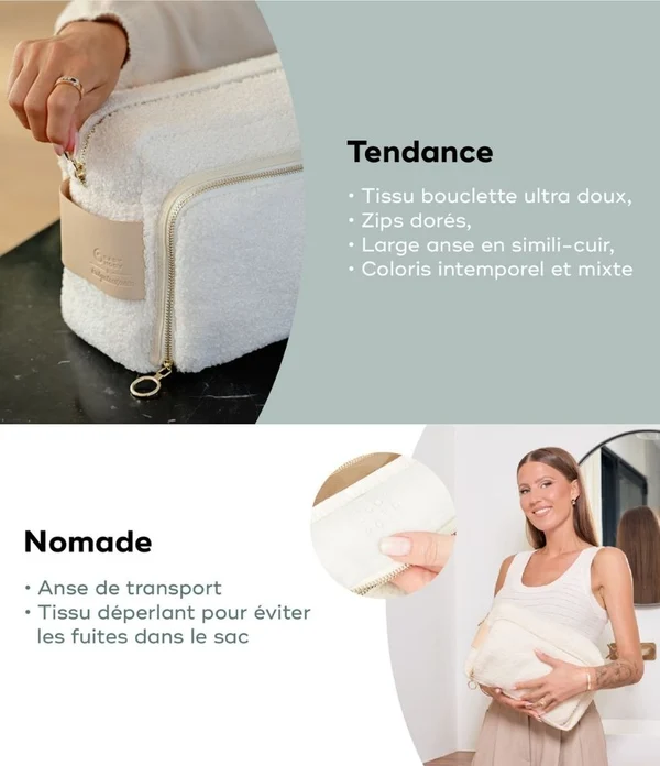 Babymoov A032009 5 Trousse De Toilette Curl White