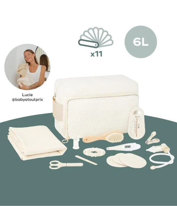Babymoov A032009 8 Trousse De Toilette Curl White