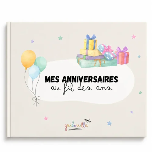 Gribouille 123 1 Album Mes Anniversaires Au Fil Des Ans