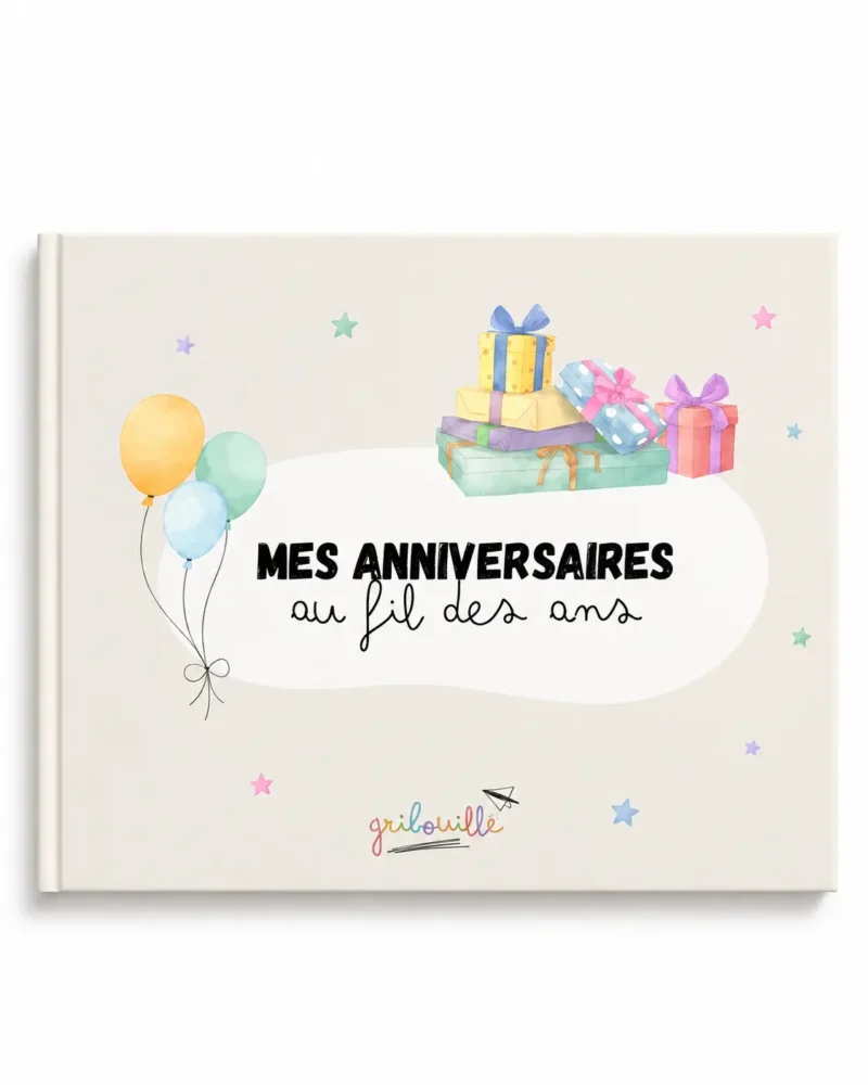 Gribouille 123 1 Album Mes Anniversaires Au Fil Des Ans Gribouille 123 1 Album Mes Anniversaires Au Fil Des Ans