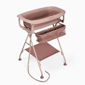Twistshake 79262 79725 10 Pack De Luxe Baignoire Rose Pliable Pour Bébé Avec Support+coussin+rince cheveux+jouets De Bain 0m+