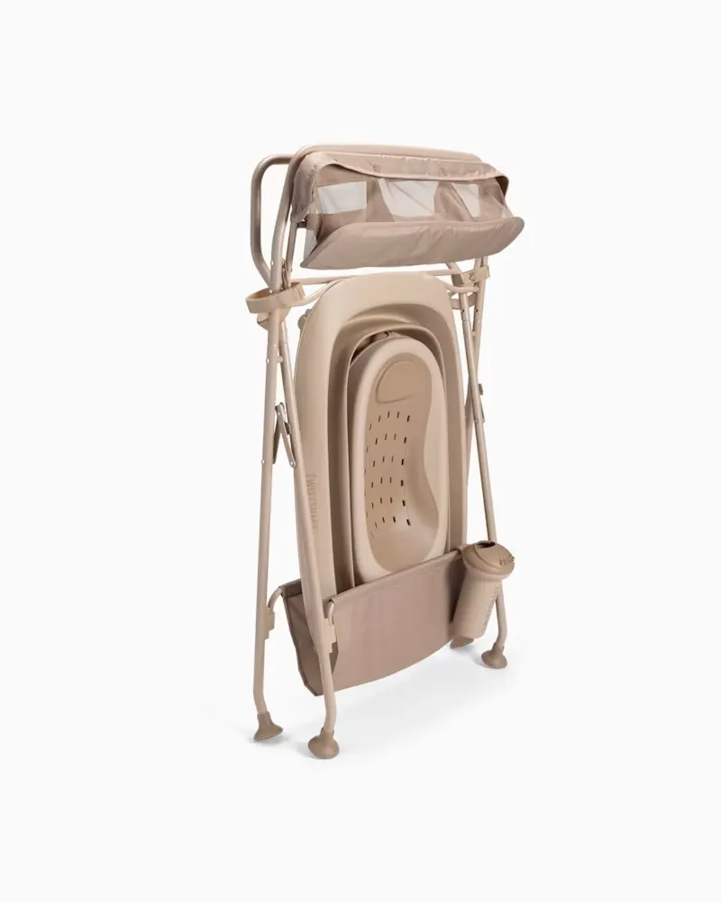 Twistshake 79276 3 Kit Deluxe Baignoire Mocha Pliable Pour Bébé Avec Support+rince cheveux+jouets De Bain 0m+ Twistshake 79276 3 Kit Deluxe Baignoire Mocha Pliable Pour Bébé Avec Support+rince cheveux+jouets De Bain 0m+