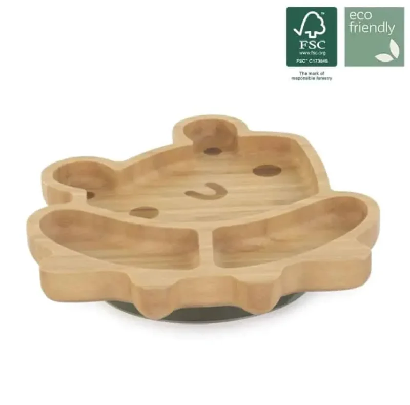 Miniland ML 889472 2 Assiette en Bois Grenouille Miniland ML 889472 2 Assiette en Bois Grenouille